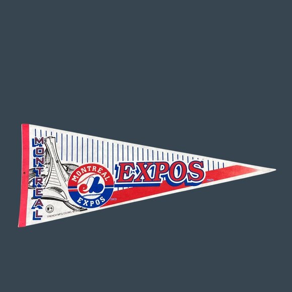 Vintage Montreal Expos 1994 MLB Baseball Pennant By Trench MFG - Picture 1 of 3